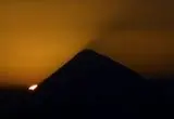 ببینید؛ نوازش خورشید بر شانه دماوند از قله توچال