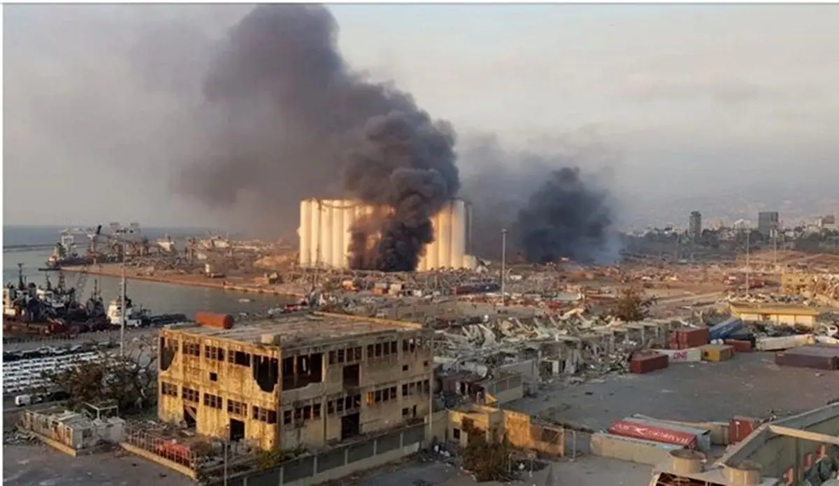 حریق و انفجار مهیب در نزدیکی پل آمریکا در «پاناما سیتی»