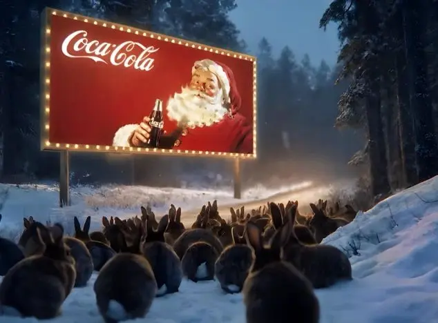 تبلیغ جدید کوکاکولا با هوش مصنوعی؛ زیبا اما بی‌احساس!