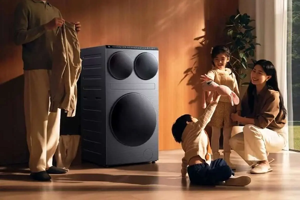 شیائومی از یک ماشین لباسشویی 14 کیلوگرمی پیشرفته مجهز به HyperOS رونمایی کرد