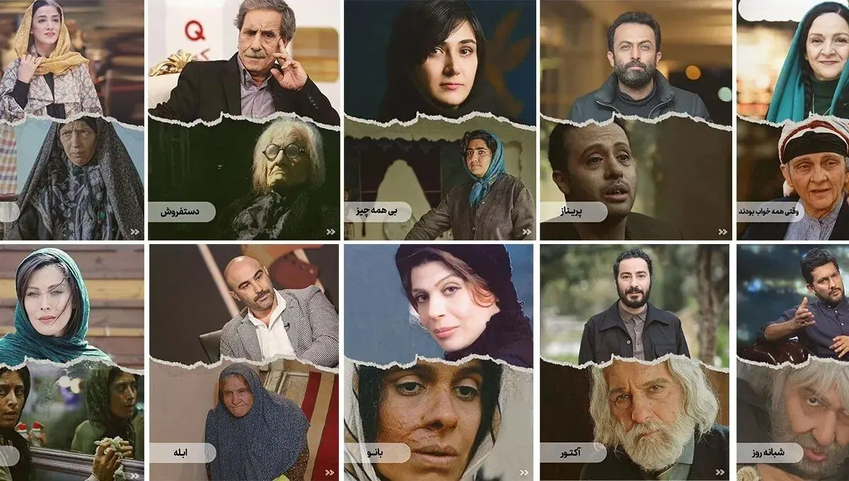 تغییر چهره‌ دیدنی هنرمندان؛ از مصطفی زمانی تا باران کوثری