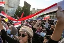 تظاهرات زنان عراقی در حمایت از ایران