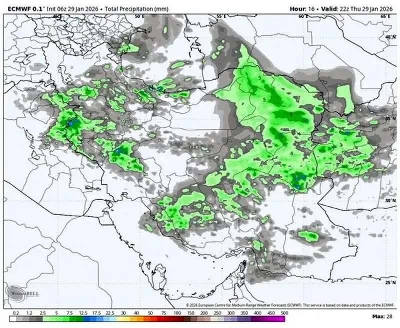 نقشه هواشناسی