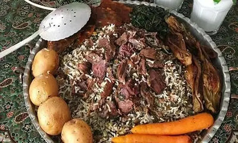 سبزی پلو