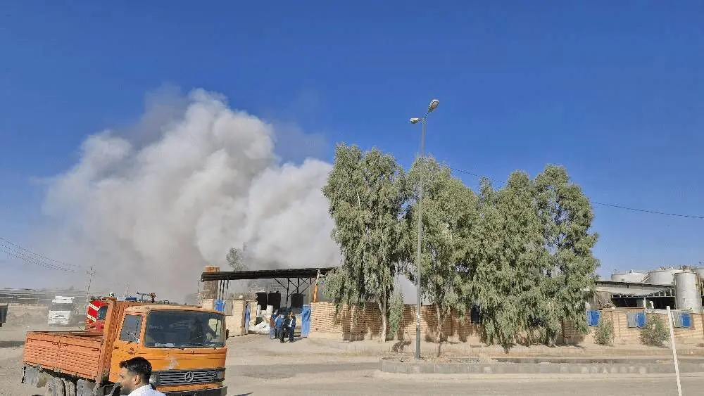 جزئیات آتش‌سوزی در شرکت پالایش نفت پارسیان ایوانکی 