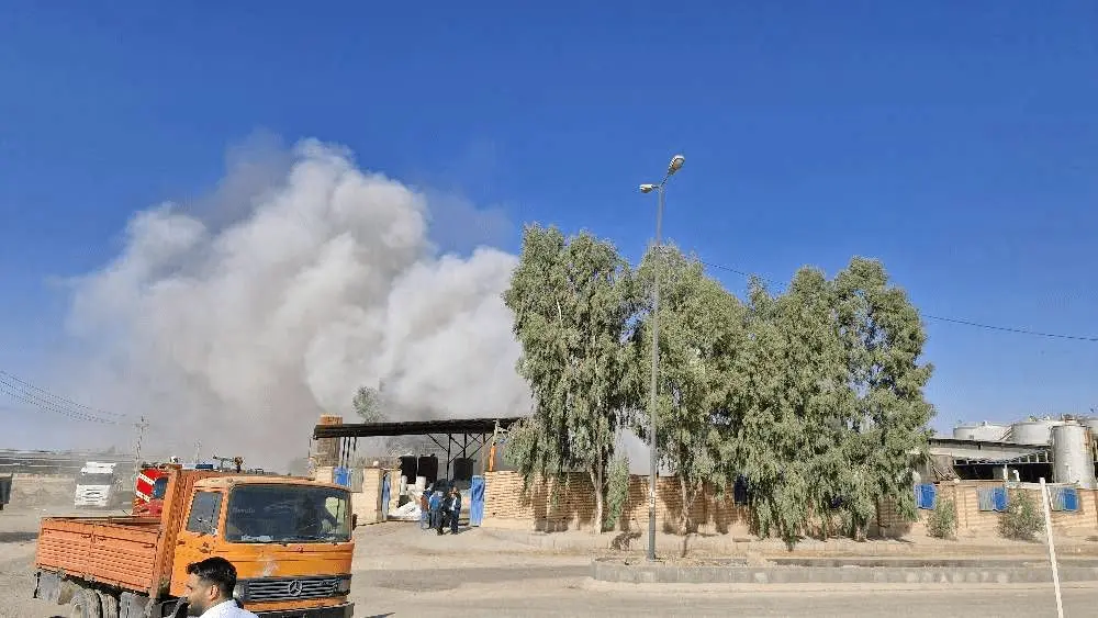 جزئیات آتش‌سوزی در شرکت پالایش نفت پارسیان ایوانکی 