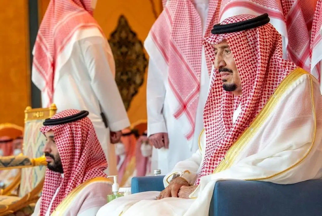 پادشاه عربستان پس از مدت‌ها غیبت آفتابی شد
