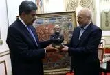 ببینید؛ قالیباف تندیس سردار سلیمانی را به مادورو هدیه داد