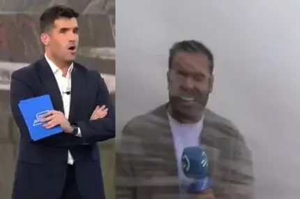 هجوم موج سهمگین به خبرنگار 