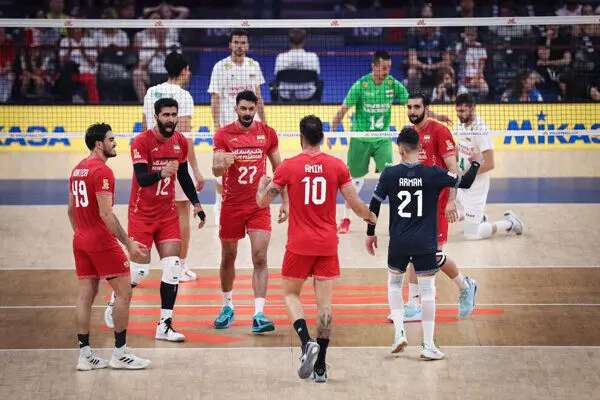 صعود تیم ملی والیبال ایران در رنکینگ جهانی

