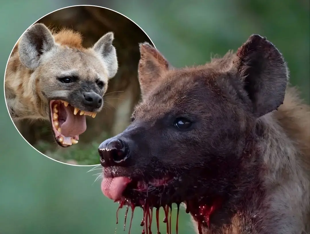 لحظه‌ای که خون از پوزه کفتار می‌چکد