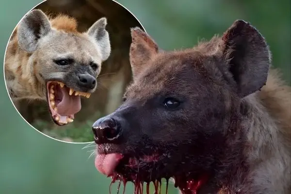 لحظه‌ای که خون از پوزه کفتار می‌چکد