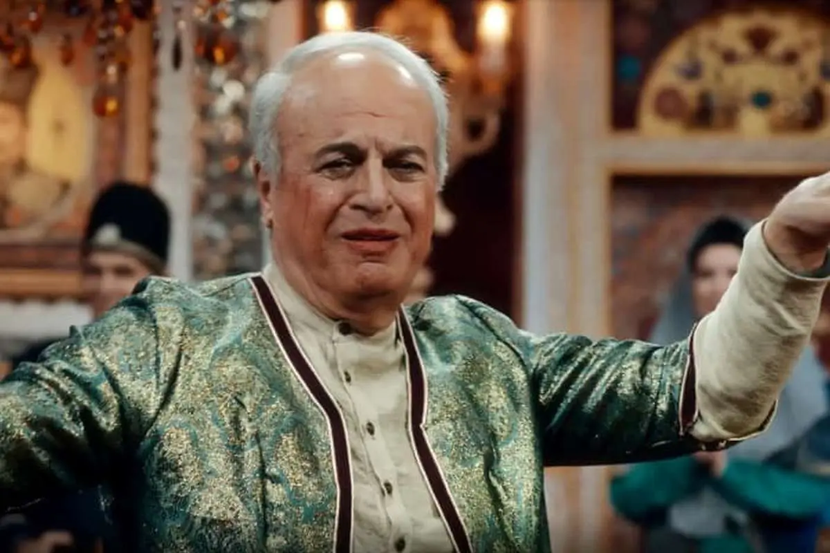 رضا نیکخواه و دخترش در اکران فیلم قسطنطنیه