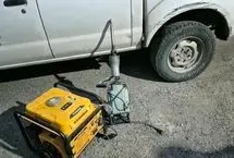 دستگیری باند حفاران غیرمجاز در مراغه