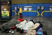 تصاویر؛ ایستگاه‌های مترو پناهگاهی بزرگ برای مردم اوکراین 
 