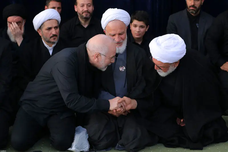 چهره ها در تشییع رهبری