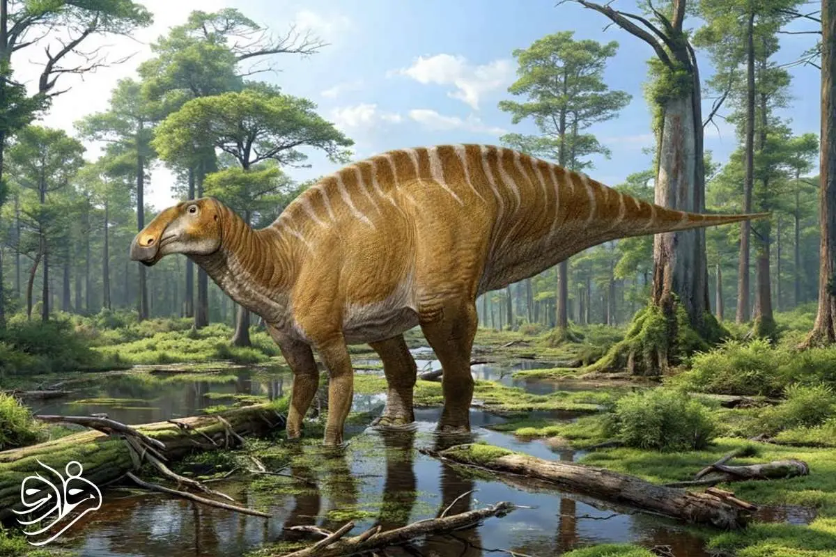 کشف یک دایناسور عجیب  ۹ تنی با منقار اردکی!