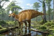 کشف یک دایناسور عجیب  ۹ تنی با منقار اردکی!