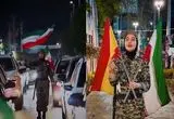 ببینید؛ دختر یونیفرم پوش تجمعات شبانه خبرساز شد