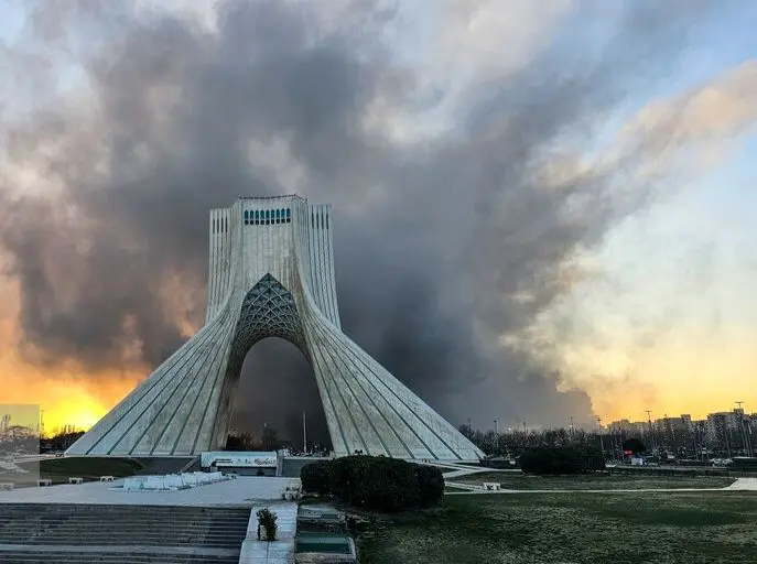 تصاویر؛ آزادی پس از حملات امروز غرب تهران