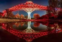 پل طبیعت قرمز می‌شود