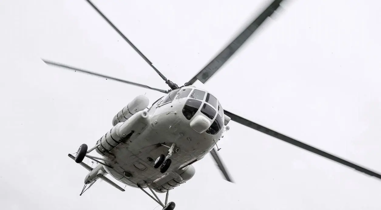 سقوط بالگرد روس بر اثر برخورد با کابل تله اسکی