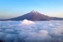 ببینید؛ نمایی زیبا از قله دماوند