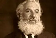 چهره «الکساندر گراهام بل» در سن 54 سالگی؛ سال 1279 