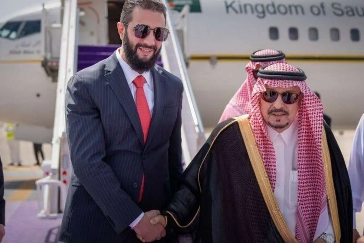 احمد الشرع به عربستان سفر کرد