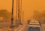 ببینید؛ آسمان کربلا نارنجی شد