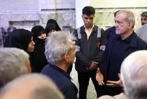 تصاویر؛ پزشکیان در یکی از مساجد تهران