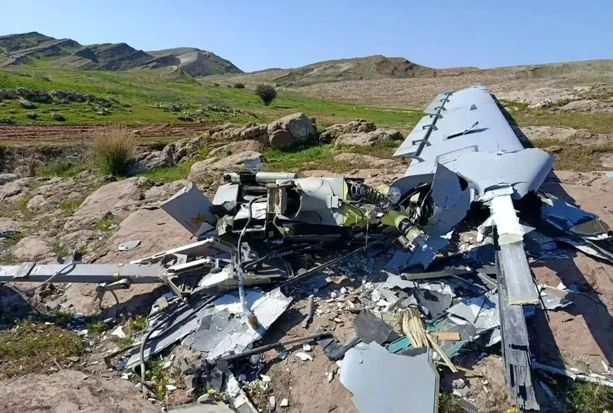 انهدام یک پهپاد انتحاری در قزوین
