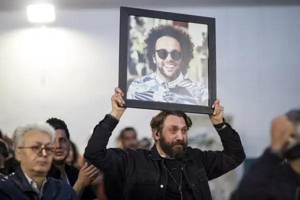 تصاویر؛ از بهرام افشاری تا شهاب حسینی در مراسم یابود جواد گنجی