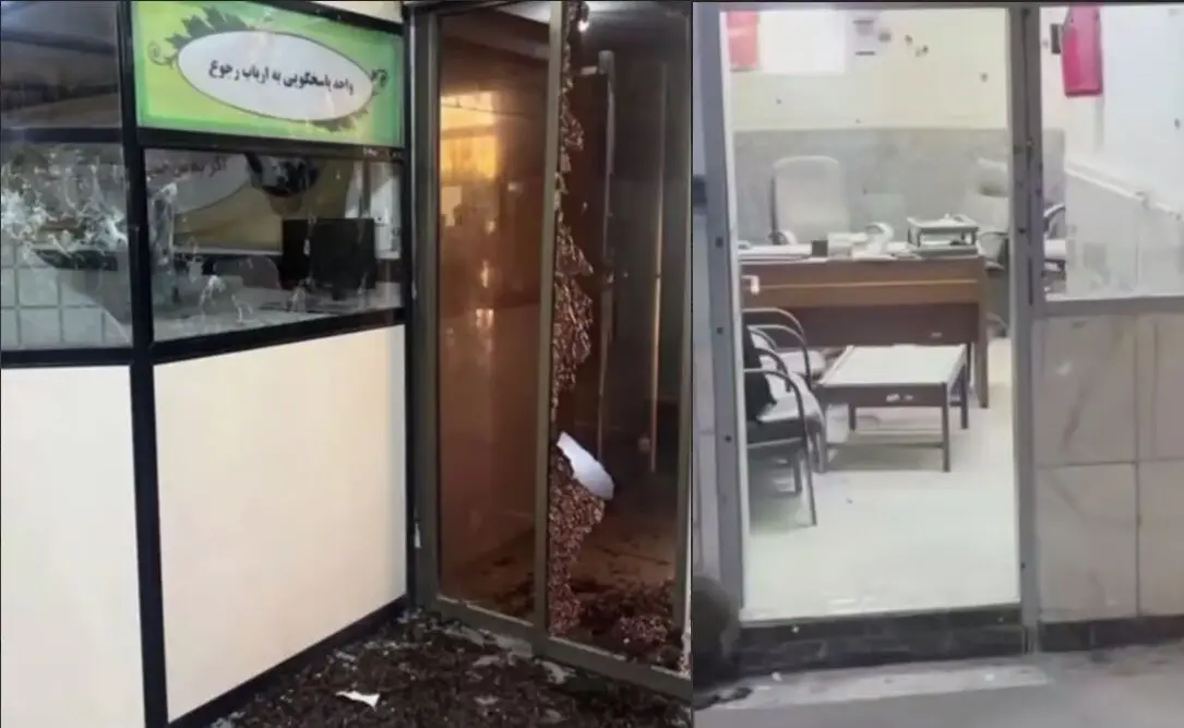 نخستین تصاویر از داخل ساختمان دادگستری زاهدان