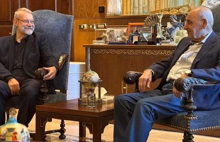 تصاویر و جزئیات دیدار لاریجانی با رئیس پارلمان لبنان