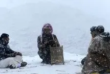 شمال عربستان سعودی سفیدپوش شد