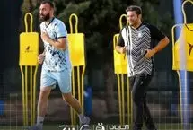 اولین تمرین چشمی در استقلال بعد از مصدومیت
