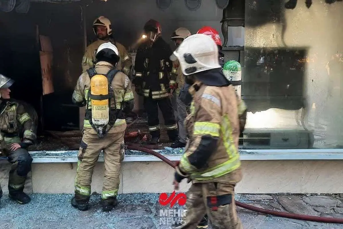 شهادت آتش نشان مشهدی حین عملیات اطفای حریق