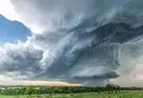 چرخش توده‌ای هولناک در آسمان اوکلاهما
