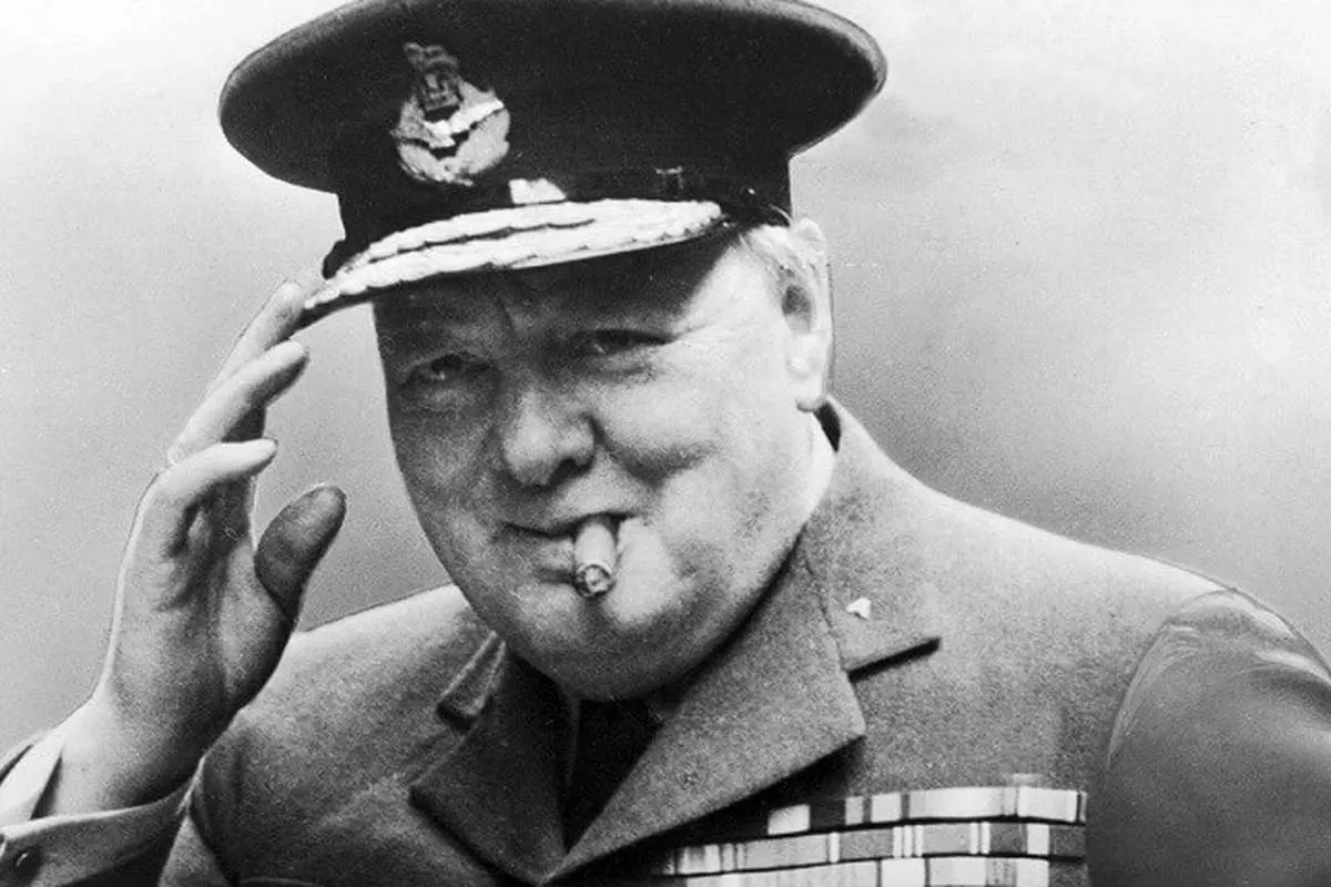 وینستون چرچیل و دخترش سارا در تهران، سال 1322