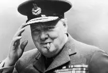 وینستون چرچیل و دخترش سارا در تهران، سال 1322