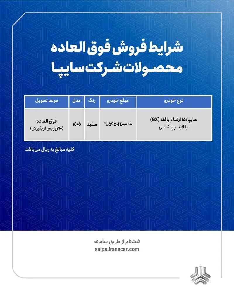 پیش‌فروش سایپا