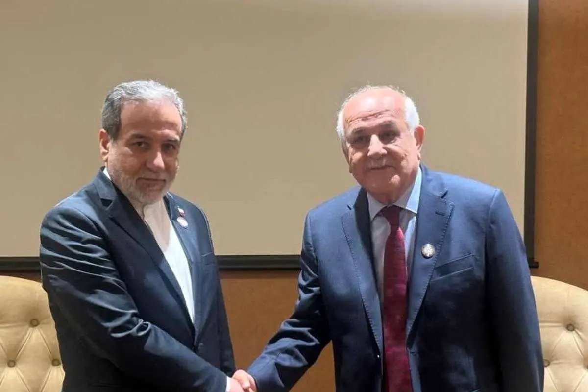 دیدار و گفتوگوی عراقچی با رئیس هیئت نمایندگی فلسطین