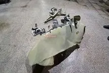 لحظه انهدام پهپاد هرمس اسرائیلی در خرم‌آباد