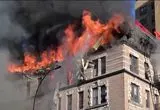 آتش‌سوزی یک ساختمان شش‌طبقه‌ در نیویورک