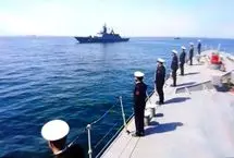 ناو بالگردبر روسیه آب‌های ایران در خلیج فارس را ترک کرد