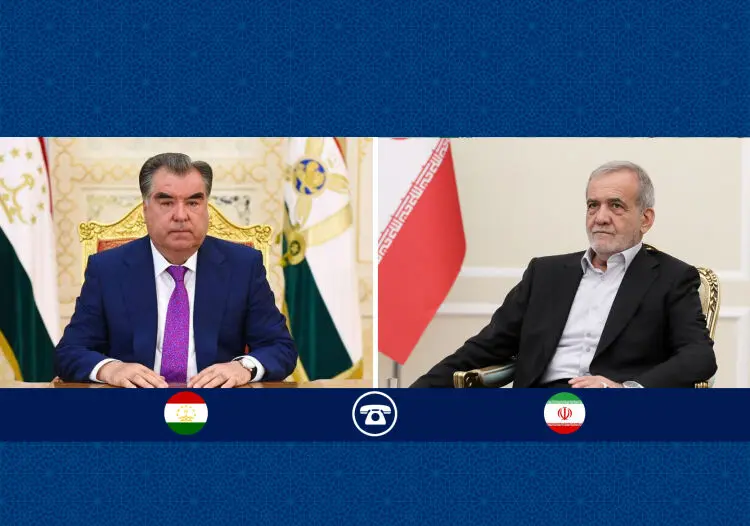 گفتگوی تلفنی پزشکیان با همتای تاجیک