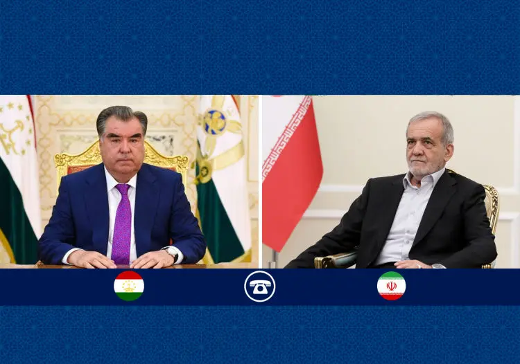 گفتگوی تلفنی پزشکیان با همتای تاجیک