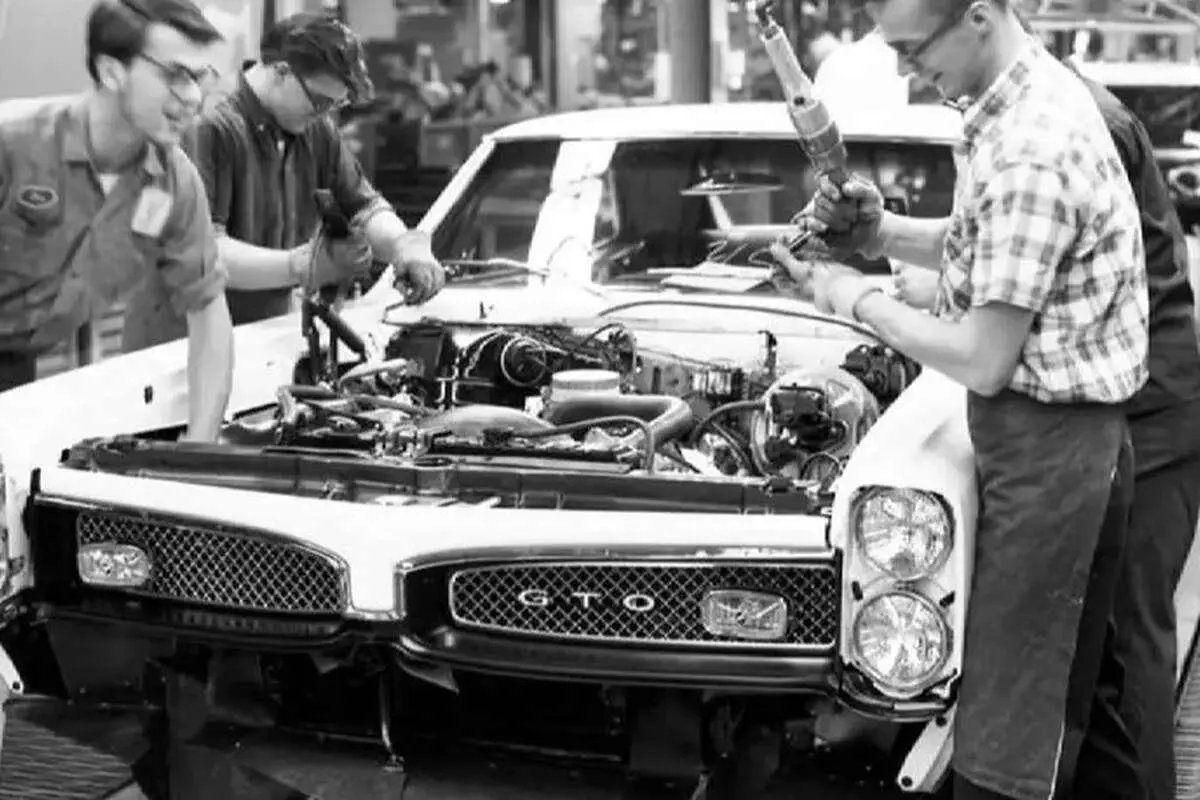 خط تولید پونتیاک GTO مدل 1967