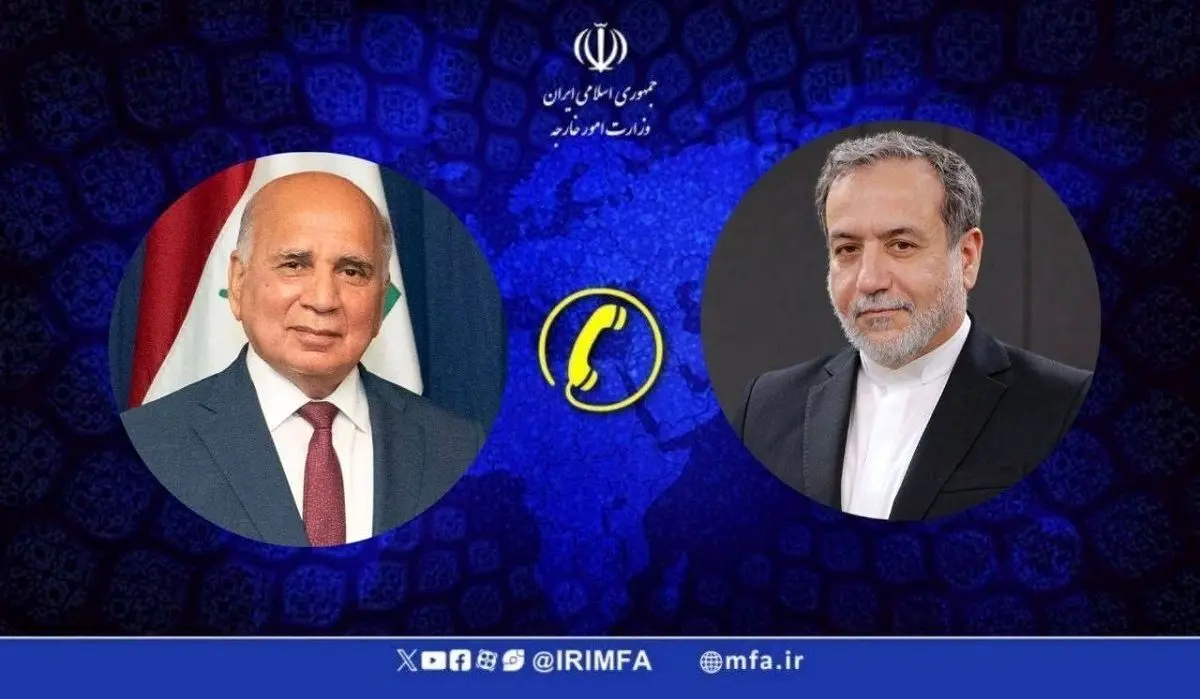 گفتگوی تلفنی عراقچی با وزیر خارجه عراق